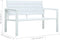 vidaXL - Tuinbank - hout-look - 120 - cm - HDPE - grijs