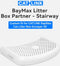 Catlink Stairway - Uitlooprooster voor Scooper SE BayMax - Vangt 99% kattenbakkorrels op - Wit