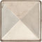 vidaXL - Paalkappen - 6 - st - piramide - 91x91 - mm - roestvrij - staal