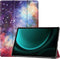 imoshion Tablet Hoes - Geschikt voor Samsung Galaxy Tab S9 11.0 inch Plus / Galaxy Tab S9 11.0 inch FE Plus / Galaxy Tab S10 Plus - Design Trifold Bookcase - Space