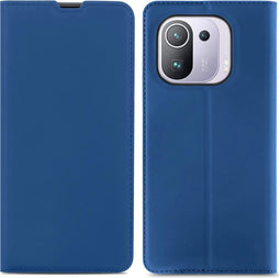 iMoshion Hoesje Geschikt voor Xiaomi Mi 11 Pro Hoesje Met Pasjeshouder - iMoshion Slim Folio Bookcase - Donkerblauw