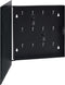 vidaXL - Sleutelkast - met - magneetbord - 35x35x4 - cm - zwart