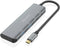 Aisens A109-0763 - USB 3.2 Hub - 2x USB 3.2 (Gen1, 5Gb/s) en 2x USB 3.2 type-C - Grijs