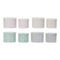 Set decoratieve dozen DKD Home Decor Grijs Roze Oranje Groen Karton 29 x 29 x 22 cm Modern