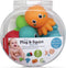 Infantino - Badspeeltje Plug & Play 4 waterdiertjes - Badspeelgoed