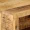 vidaXL - Wandkastje - 40x30x25 - cm - Massief - Hout - Ruw - Mango