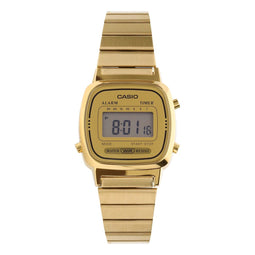 Casio Vintage Mini LA670WEGA-9EF - Polshorloge - Alarm - Goudkleurig