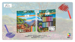 Nassau fine art - telkrijt nassau fine art zacht 24 stuks assorti