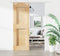 vidaXL - Schuifdeur - met - beslag - 70x210 - cm - massief - grenenhout