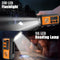 XSY 350 - Noodradio - 20000mAh PowerBank - Zonnepaneel - Leeslamp - Oranje