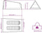 vidaXL - Tent - 2-persoons - waterdicht - blauw