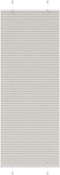 vidaXL - Plisségordijn - 75x200 - cm - stofbreedte - 74,4 - cm - polyester