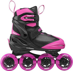 Roces Moody X TIF - Verstelbare Skeelers Kinderen - Maat 36-40 - Zwart Roze