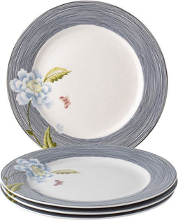 Laura Ashley Heritage Collectables Borden set van 4 - Ø 20cm - Midnight Pinstripe