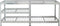 AR Shelving rek Wire Rivet, ft 180 x 90 x 45 cm, 5 legborden uit mesh metaal, gegalvaniseerd