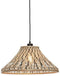 GOOD&MOJO Hanglamp Tahiti - Bamboe/Zwart - Ø45cm - Modern - Hanglampen Eetkamer, Slaapkamer, Woonkamer