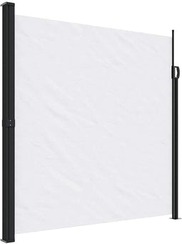 vidaXL - Windscherm - uittrekbaar - 200x300 - cm - wit