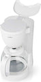 Nedis Koffiezetapparaat - Filter Koffie - 1.25 l - 10 Kopjes - Warmhoudfunctie - Wit