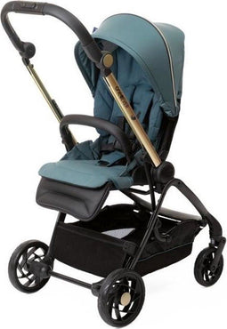 Stadskinderwagen - CHICCO - One4Ever Green Gem - Omkeerbare hangmat - Grote wielen - Gewicht 7,9 kg