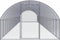 vidaXL - Kippenren - 3x20x2 - m - gegalvaniseerd - staal