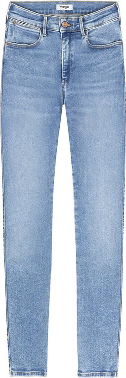 WRANGLER High Skinny - Dames Jeans - Hoge taille - Blauw