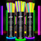 Partizzle - Glow in the Dark Sticks - 300 stuks - Extra Dik - 8 tot 12 uur glow plezier - 7 Kleuren (300 stuks)