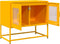 vidaXL - Tv-meubel - 68x39x60,5 - cm - koudgewalst - staal - mosterdgeel