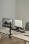 Gembird MA-DA-03 - Bureaustandaard met monitorarm en notebookstandaard - VESA 75/100 mm - Zwart