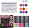 Matte vloeibare eyeliner - 12 stuks - waterproof - langhoudend