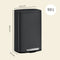 SONGMICS LTB050B02V1 - Keukenprullenbak 50L - Zacht Sluitend Deksel - Zwart