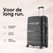 SKYCASES Travel One - 28-inch Reiskoffer - Lichtgewicht Waterdicht Cijferslot - Zwart V2