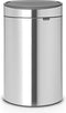 Brabantia Touch Bin Recycle - Prullenbak - 10+23 liter - Matt Steel Fingerprint Proof