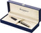 Waterman Hémisphère rollerball pen | matzwart met 23-karaats gouden trim | fijne punt | zwarte inkt | geschenkverpakking
