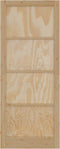 vidaXL - Interne - Deur - 'ORKDAL'83x232x4 - cm - Massief - Houten - Grenen