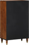 vidaXL - Hoogkast - 60x33x100 - cm - Massief - Houten - Mango