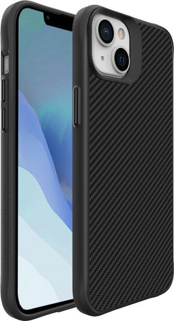 imoshion Hoesje Geschikt voor iPhone 14 Hoesje Shockproof - imoshion Rugged Hybrid Carbon Case - Zwart