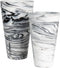 Zuiver Conic Vase M Black/White - Grijs