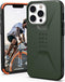 UAG - Civilian backcover hoes - Geschikt voor iPhone 13 Pro - Groen + Lunso Tempered Glass