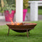 RedFire – Tulsa – Bruin - Staal – Vuurschaal – Fire Pit – Stevig staal - Industrieel – Terrasverwarming – Sfeerhaard – Roest