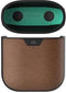 Mous Hoesje schokbestendig Geschikt voor AirPods 1 / 2 - Mous Leather Protective Case - Bruin