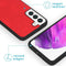 iMoshion Hoesje Geschikt voor Samsung Galaxy S22 Hoesje Met Pasjeshouder - iMoshion Uitneembare 2-in-1 Luxe Bookcase - Rood