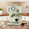 Swan Nordic Espressomachine - Groen - met Stoompijpje