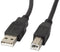 Lanberg CA-USBA-11CC-0010-BK - USB A naar USB B Kabel - 100 cm - Zwart