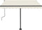 vidaXL - Luifel - vrijstaand - handmatig - uittrekbaar - 300x250 - cm - crèmekleurig