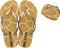 Ipanema I Love Safari - Slippers Dames - Glanzende bandjes - Caramel/Gold - Maat 39
