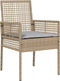 vidaXL - Ligbedden - 2 - stuks - met - Kussens - Beige - Poly - Rattan