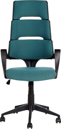 GRANDIOSE - Bureaustoel - Blauwgroen - Polyester