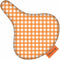 BikeCap Zadelhoes Orange Checkmate | Fietszadelhoes - Fietszadeldek - Stof en waterafstotend