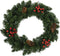 vidaXL - Kerstkransen - 2 - st - met - decoratie - 45 - cm - groen