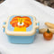 Rex London Snackdoosje Charlie the Lion - 9x7,5x4cm - Blauw